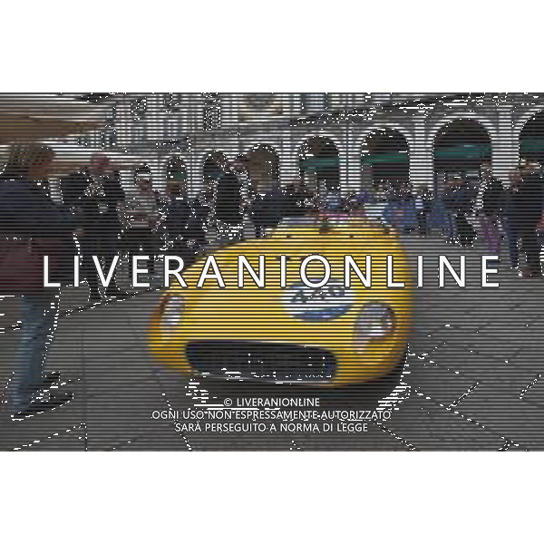 1000 Miglia 2018 p.zza vittoria punzonatura secondo giorno, Brescia 16 maggio 2018. Ph Fotolive/ Simone Venezia / AGENZIA ALDO LIVERANI SAS
