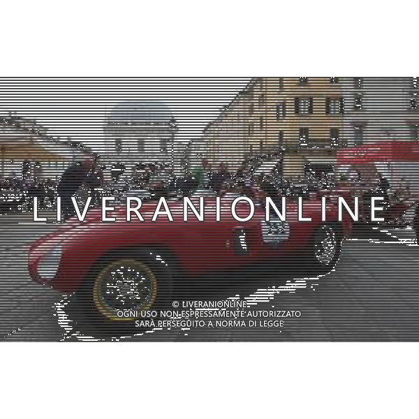 1000 Miglia 2018 p.zza vittoria punzonatura secondo giorno, Brescia 16 maggio 2018. Ph Fotolive/ Simone Venezia / AGENZIA ALDO LIVERANI SAS