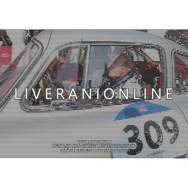 Jochen Mass Martin Utberg,1000 Miglia 2018 p.zza vittoria punzonatura secondo giorno, Brescia 16 maggio 2018. Ph Fotolive/ Filippo Venezia / AGENZIA ALDO LIVERANI SAS