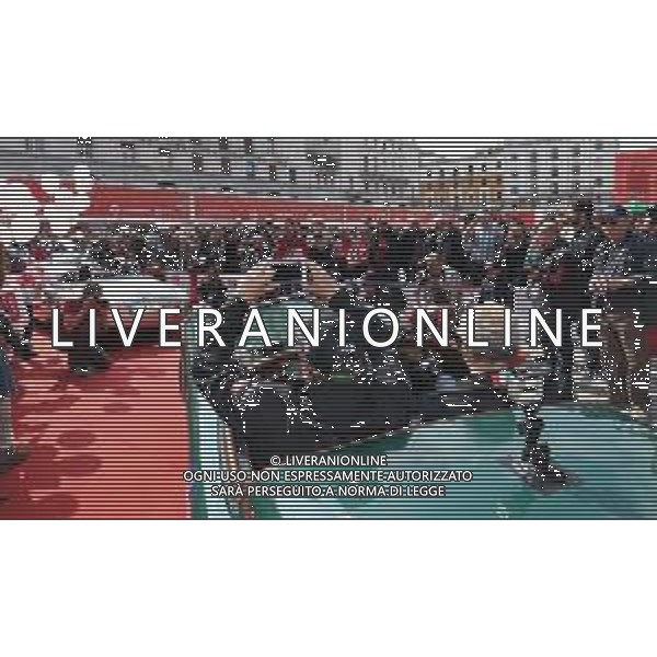 1000 Miglia 2018 p.zza vittoria punzonatura secondo giorno, Brescia 16 maggio 2018. Ph Fotolive/ Filippo Venezia / AGENZIA ALDO LIVERANI SAS