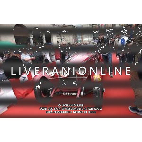 1000 Miglia 2018 p.zza vittoria punzonatura secondo giorno, Brescia 16 maggio 2018. Ph Fotolive/ Federico Folli / AGENZIA ALDO LIVERANI SAS