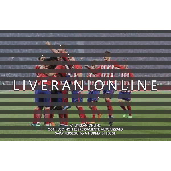 UEFA Europa League 2017/2018 Finale Lione - 16.05.2018 Olympique Marsiglia-Atletico Madrid Nella Foto: esultanza dopo il gol di Antoine Griezmann /Ph.Vitez-Ag. Aldo Liverani