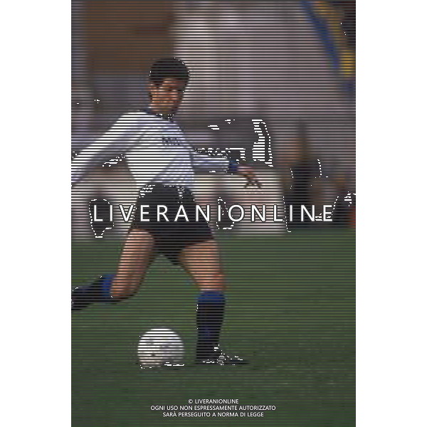 RETROSPETTIVA VINCENZO SCIFO CALCIATORE NELLA FOTO VINCENZO SCIFO CON LA MAGLIA DELL\'INTER AG ALDO LIVERANI SAS