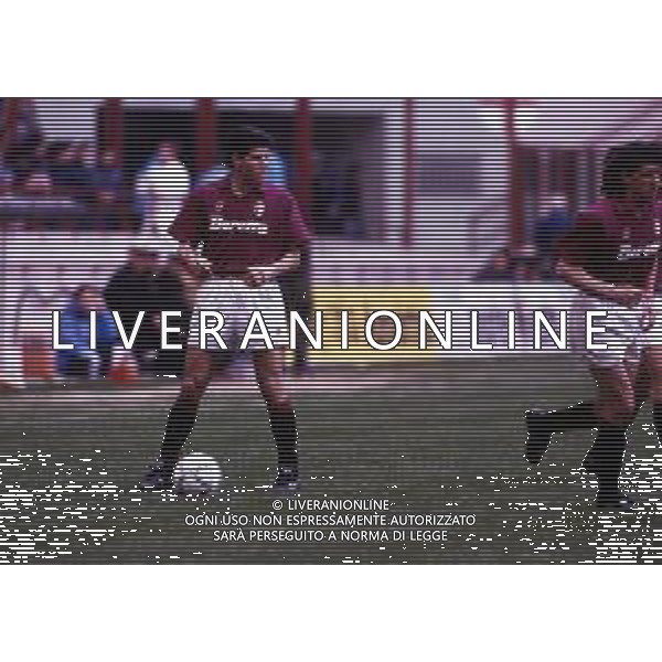 RETROSPETTIVA VINCENZO SCIFO CALCIATORE NELLA FOTO VINCENZO SCIFO CON LA MAGLIA DEL TORINO AG ALDO LIVERANI SAS