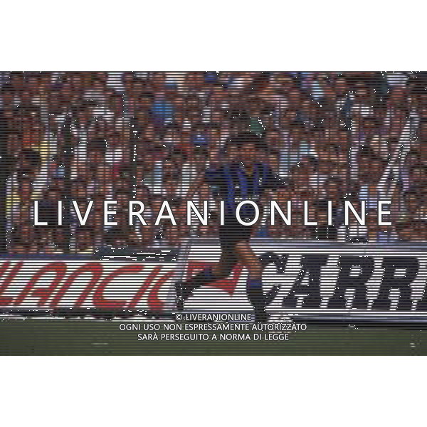 RETROSPETTIVA VINCENZO SCIFO CALCIATORE NELLA FOTO VINCENZO SCIFO CON LA MAGLIA DELL\'INTER AG ALDO LIVERANI SAS