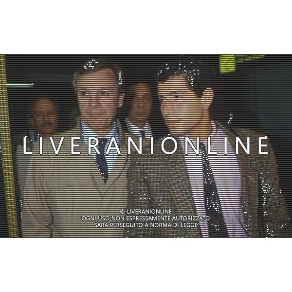 RETROSPETTIVA VINCENZO SCIFO CALCIATORE NELLA FOTO VINCENZO SCIFO CON GIANCARLO BELTRAMI DIRETTORE SPORTIVO INTER AG ALDO LIVERANI SAS