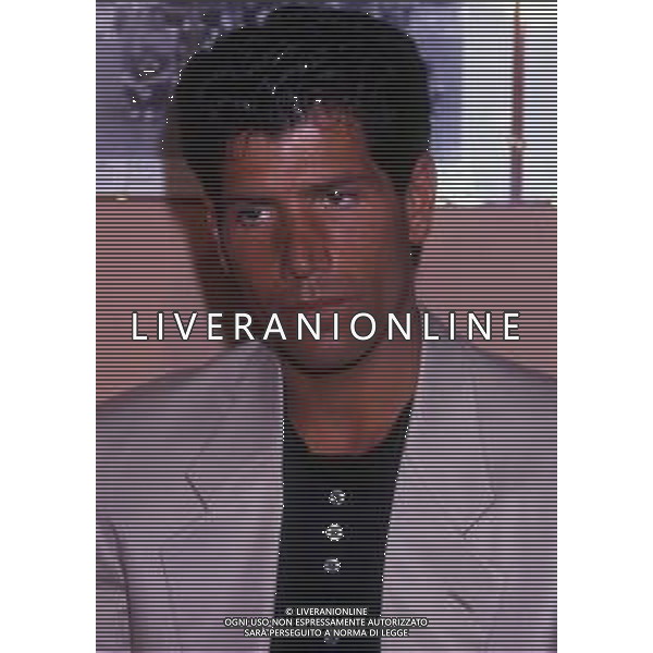 RETROSPETTIVA VINCENZO SCIFO CALCIATORE 1991 NELLA FOTO VINCENZO SCIFO NELLA SEDE DEL TORINO CON WALTER CASAGRANDE AG ALDO LIVERANI SAS 