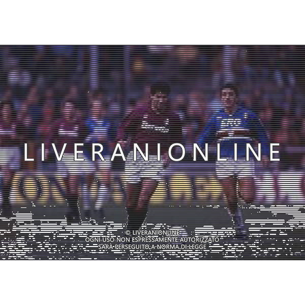 RETROSPETTIVA VINCENZO SCIFO CALCIATORE NELLA FOTO VINCENZO SCIFO CON LA MAGLIA DEL TORINO AG ALDO LIVERANI SAS