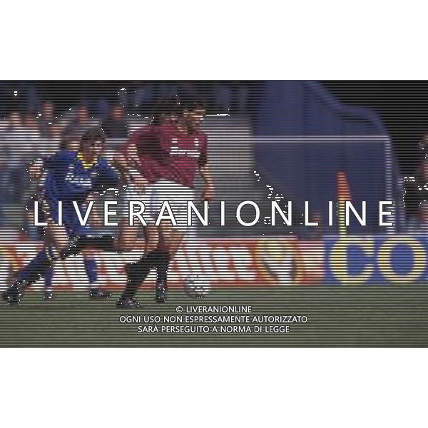 RETROSPETTIVA VINCENZO SCIFO CALCIATORE NELLA FOTO VINCENZO SCIFO CON LA MAGLIA DEL TORINO AG ALDO LIVERANI SAS