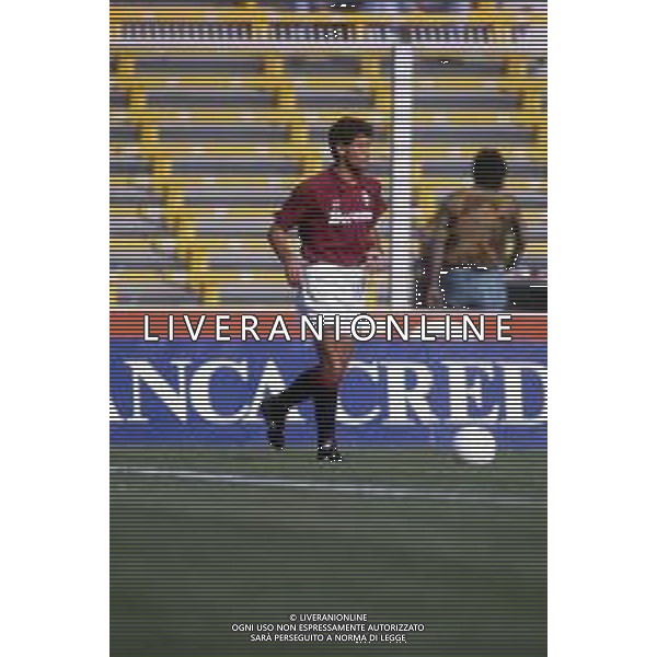 RETROSPETTIVA VINCENZO SCIFO CALCIATORE NELLA FOTO VINCENZO SCIFO CON LA MAGLIA DEL TORINO AG ALDO LIVERANI SAS