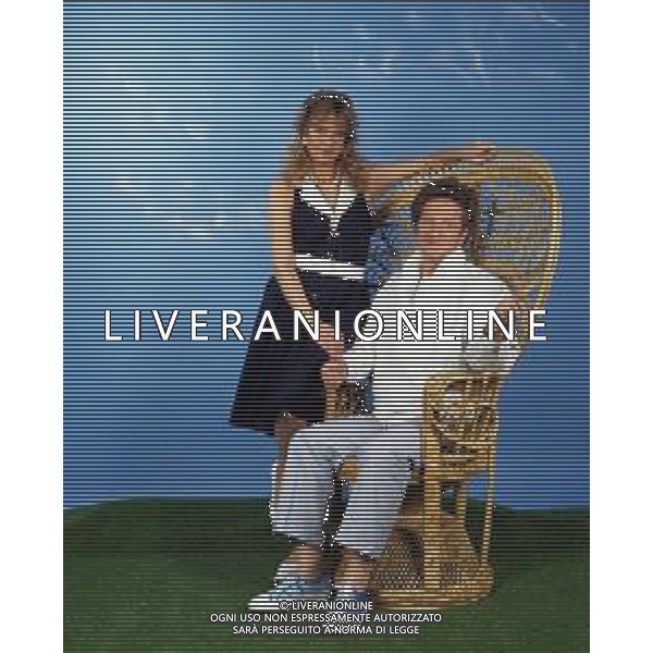 GIANFRANCO D\'ANGELO attore, comico italiano - RETROSPETTIVA NELLA FOTO CON MARINA PERZY ©ARCHIVIO / AGENZIA ALDO LIVERANI SAS
