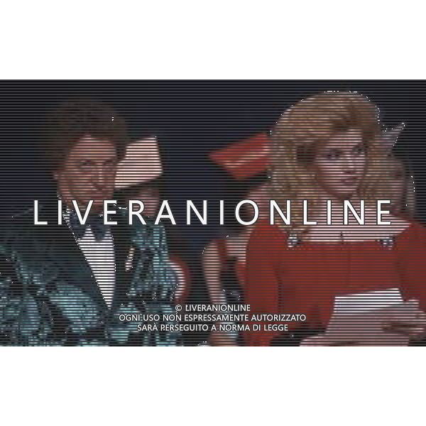 GIANFRANCO D\'ANGELO attore, comico italiano - RETROSPETTIVA nella foto con Lorella Cuccarini nel 1989 ©ARCHIVIO / AGENZIA ALDO LIVERANI SAS