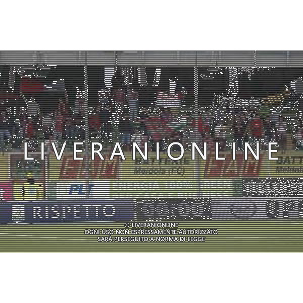 CESENA - CREMONESE serie B ConTe.it 18/05/2018 nella foto: tifosi cremonese ©Claudio Zamagni/Agenzia Aldo Liverani cremonese\'s supporters during Serie B conTe.it match between Cesena and Cremonese at Stadio Orogel Dino Manuzzi on May 18, 2018 in Cesena, Italy. photo credit by Claudio Zamagni/Aldo Liverani Photo Agency