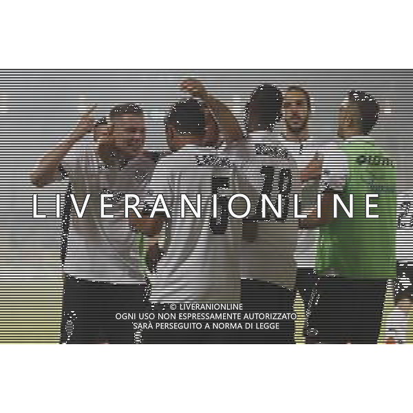 CESENA - CREMONESE serie B ConTe.it 18/05/2018 nella foto: Esultanza cesena ©Claudio Zamagni/Agenzia Aldo Liverani cesena Celebrates a goal during Serie B conTe.it match between Cesena and Cremonese at Stadio Orogel Dino Manuzzi on May 18, 2018 in Cesena, Italy. photo credit by Claudio Zamagni/Aldo Liverani Photo Agency