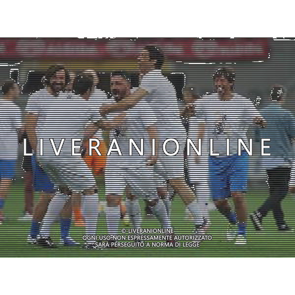 "La notte del Maestro" partita d\'addio al calcio di Andrea Pirlo Milano - 21.05.2018 Nella Foto:gattuso oddo rui costa pirlo albertini /Ph.Vitez-Ag. Aldo Liverani
