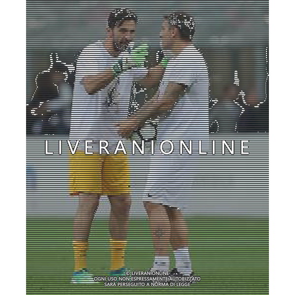 "La notte del Maestro" partita d\'addio al calcio di Andrea Pirlo Milano - 21.05.2018 Nella Foto:buffon gianluigi vieri christian /Ph.Vitez-Ag. Aldo Liverani