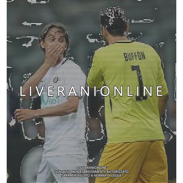 "La notte del Maestro" partita d\'addio al calcio di Andrea Pirlo Milano - 21.05.2018 Nella Foto:inzaghi filippo e gianluigi buffon /Ph.Vitez-Ag. Aldo Liverani