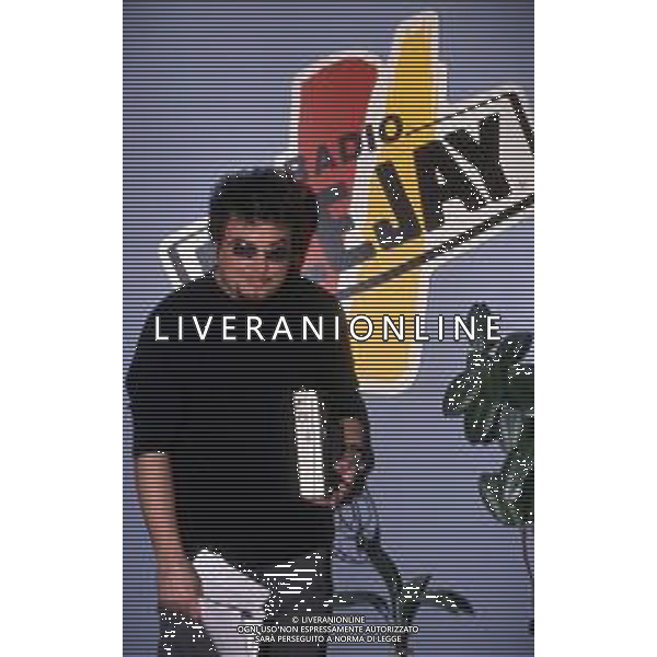 DJ ANGELO o Digei Angelo, pseudonimo di Domenico Raffaele, disc jockey Radio Deejay, personaggio televisivo e autore televisivo italiano. © ARCHIVIO/ AGENZIA ALDO LIVERANI SAS