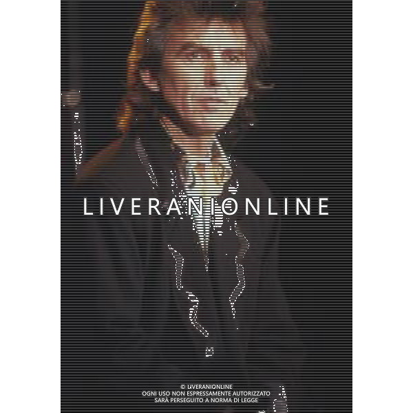 GEORGE HARRISON, cantautore, compositore britannico, ex chitarrista dei Beatles - RETROSPETTIVA nella foto ospite internazionale al festival di Sanremo nel 1988 © ARCHIVIO/ AGENZIA ALDO LIVERANI SAS