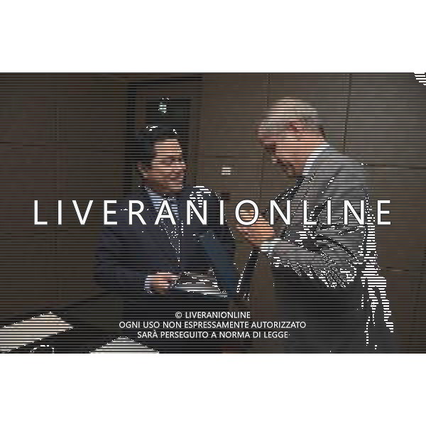 Erick Thohir con Stefano Sertoli a milano 02 novembre 2015 ©Fotoservizio/AGENZIA ALDO LIVERANI SAS