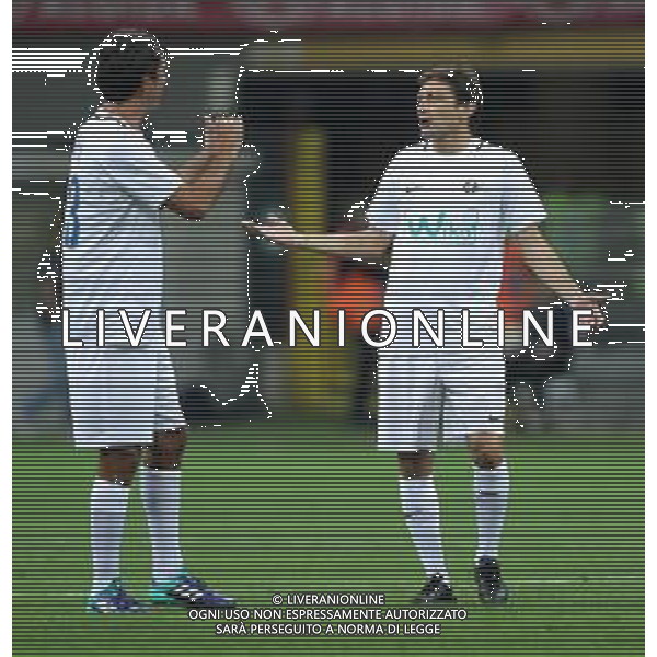 "La notte del Maestro" partita d\'addio al calcio di Andrea Pirlo Milano - 21.05.2018 Nella Foto:Leonardo e Alessandro Nesta /Ph.Vitez-Ag. Aldo Liverani