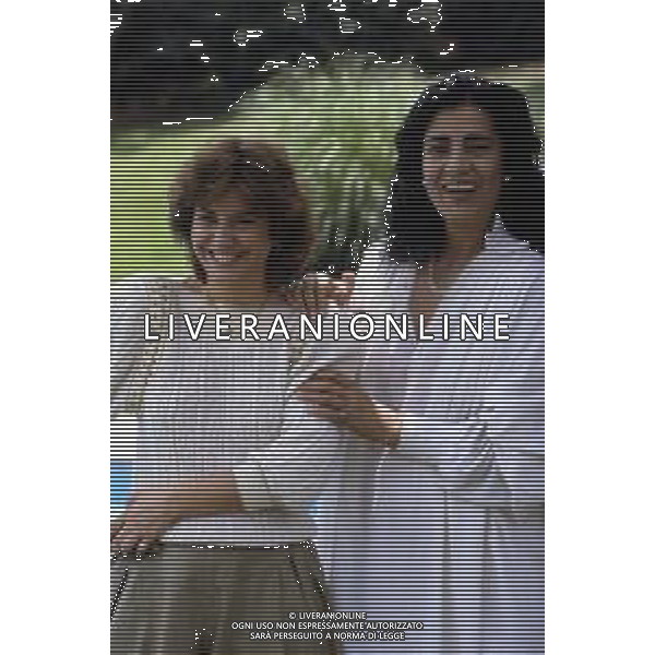 JENNY TAMBURI, attrice italiana - RETROSPETTIVA nella foto nel 1982 con Irene Papas © ARCHIVIO / AGENZIA ALDO LIVERANI SAS