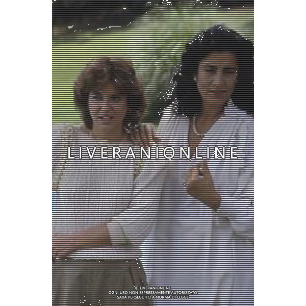 JENNY TAMBURI, attrice italiana - RETROSPETTIVA nella foto nel 1982 con Irene Papas © ARCHIVIO / AGENZIA ALDO LIVERANI SAS