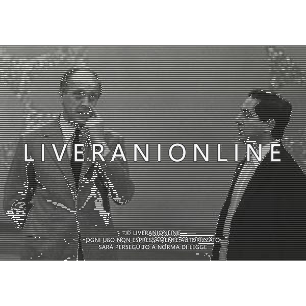 03-01-1967 ROMA TRASMISSIONE TELEVISIVA IL TAPPABUCHI CON RAIMONDO VIANELLO E CORRADO MANTONI AG ALDO LIVERANI SAS