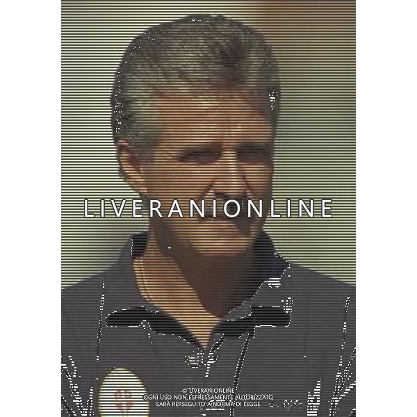 10-09-2000 TREVISO- CAMPIONATO DI CALCIO SERIE B TREVISO CAGLIARI 2-3 NELLA FOTO ELIO GUSTINETTI ALLENATORE TREVISO CALCIO AG ALDO LIVERANI SAS