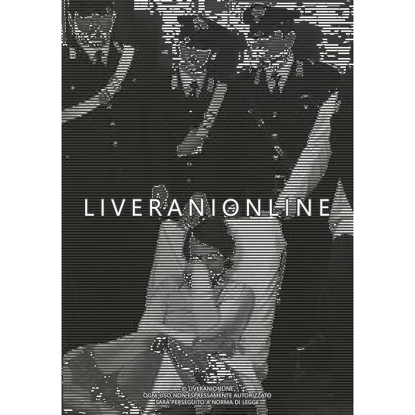 1977 MILANO -PROCESSO EMANUELA TRAPANI CON L\'IMPUTATO RENATO VALLANZASCA NELLA FOTO RENATO VALLANZASCA AG ALDO LIVERANI SAS