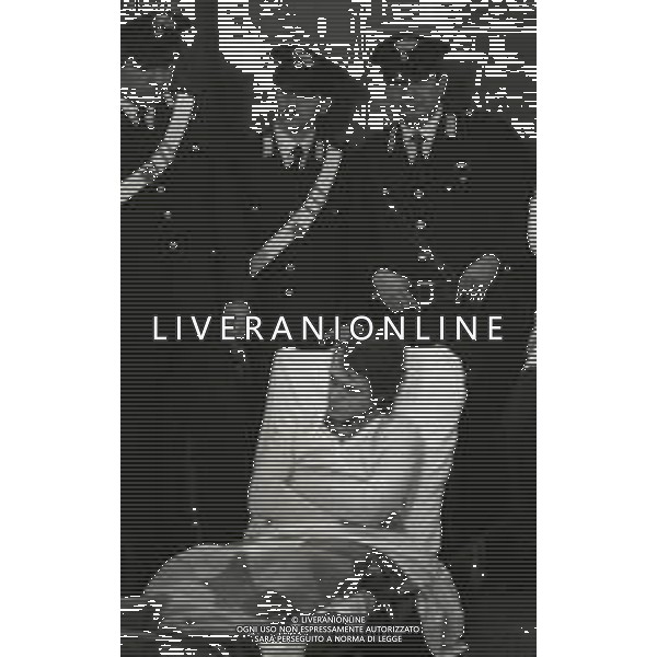 1977 MILANO -PROCESSO EMANUELA TRAPANI CON L\'IMPUTATO RENATO VALLANZASCA NELLA FOTO RENATO VALLANZASCA AG ALDO LIVERANI SAS