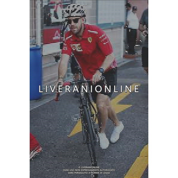 Sebastian Vettel (GER) Ferrari. 24.05.2018. Formula 1 World Championship, Rd 6, Monaco Grand Prix, Monte Carlo, Monaco, Practice Day. / AGENZIA ALDO LIVERANI SAS -ITALY ONLY EDITORIAL USE ONLY