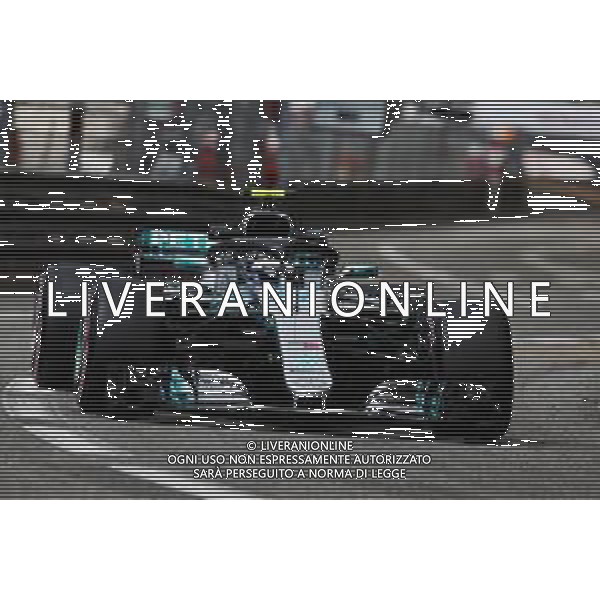 Valtteri Bottas (FIN) Mercedes AMG F1 W09. 24.05.2018. Formula 1 World Championship, Rd 6, Monaco Grand Prix, Monte Carlo, Monaco, Practice Day. / AGENZIA ALDO LIVERANI SAS -ITALY ONLY EDITORIAL USE ONLY
