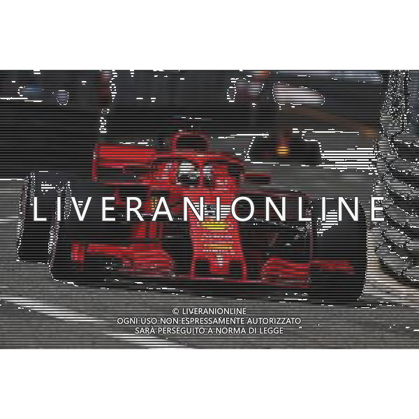 Sebastian Vettel (GER) Ferrari SF71H. 24.05.2018. Formula 1 World Championship, Rd 6, Monaco Grand Prix, Monte Carlo, Monaco, Practice Day. / AGENZIA ALDO LIVERANI SAS -ITALY ONLY EDITORIAL USE ONLY