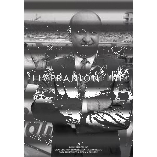 1986 MILANO VELODROMO VIGORELLI RECORD DELL\'ORA DI FRANCESCO MOSER NELLA FOTO AGOSTINO OMINI AG ALDO LIVERANI SAS