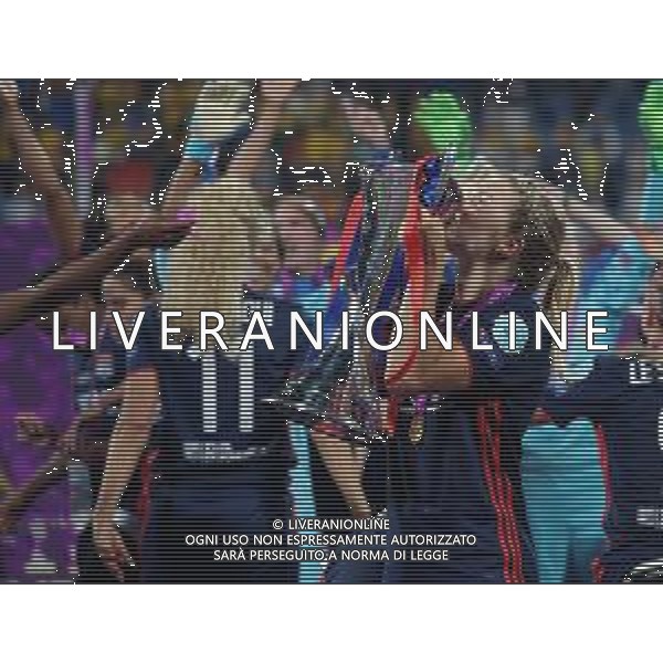 UEFA Woman\'s Champions League 2017/2018 Finale Kiev (Ucraina) - 24.05.2018 Wolfsburg-Olympique Lione Nella Foto:Ada Hegerberg con la coppa /Ph.Vitez-Ag. Aldo Liverani
