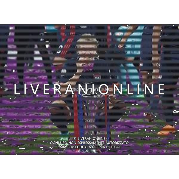 UEFA Woman\'s Champions League 2017/2018 Finale Kiev (Ucraina) - 24.05.2018 Wolfsburg-Olympique Lione Nella Foto:Ada Hegerberg con la coppa /Ph.Vitez-Ag. Aldo Liverani