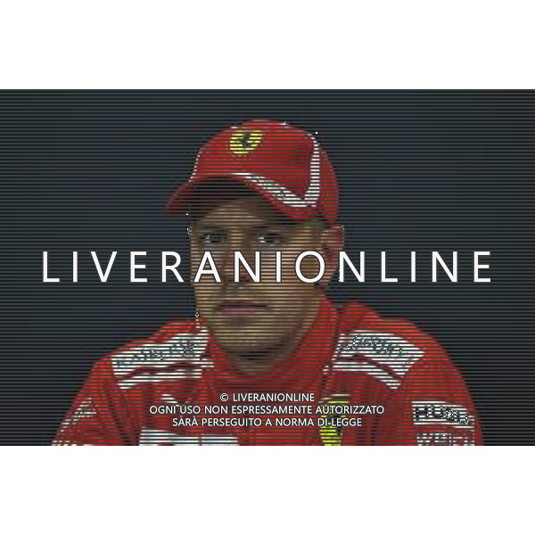 Sebastian Vettel (GER) Ferrari in the FIA Press Conference. 26.05.2018. Formula 1 World Championship, Rd 6, Monaco Grand Prix, Monte Carlo, Monaco, Qualifying Day. / AGENZIA ALDO LIVERANI SAS - ITALY ONLY EDITORIAL USE ONLY - 26.05.2018. F 1 World Championship, Gp Monaco Grand Prix, MonteCarlo, Qualifying Day - Prove Ufficiali Qualifiche