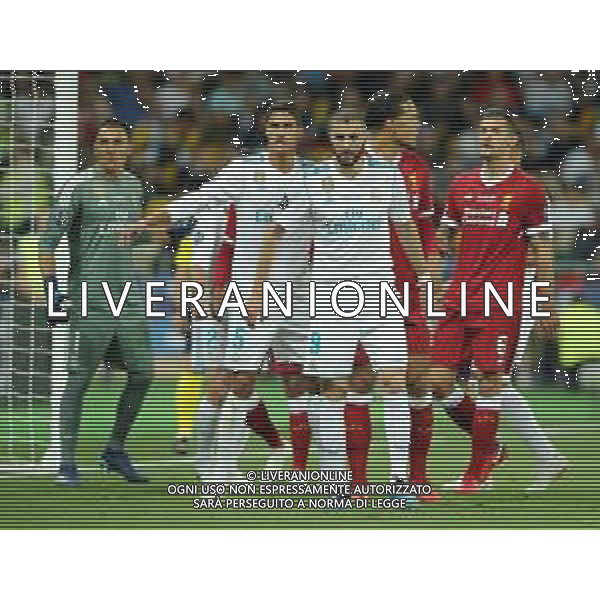 UEFA Champions League 2017/2018 Finale Kiev (Ucraina) - 26.05.2018 Real Madrid-Liverpool Nella Foto:benzema varane navas lovren van dijk /Ph.Vitez-Ag. Aldo Liverani