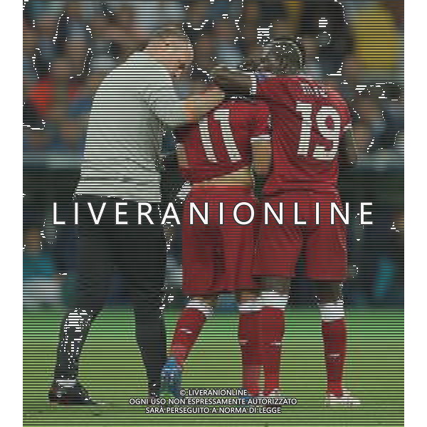 UEFA Champions League 2017/2018 Finale Kiev (Ucraina) - 26.05.2018 Real Madrid-Liverpool Nella Foto:infortunio salah /Ph.Vitez-Ag. Aldo Liverani