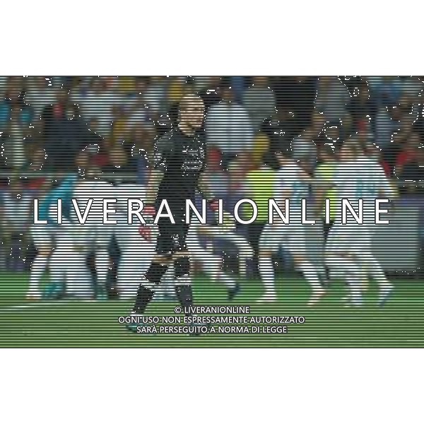 UEFA Champions League 2017/2018 Finale Kiev (Ucraina) - 26.05.2018 Real Madrid-Liverpool Nella Foto:karius benzema esulta /Ph.Vitez-Ag. Aldo Liverani