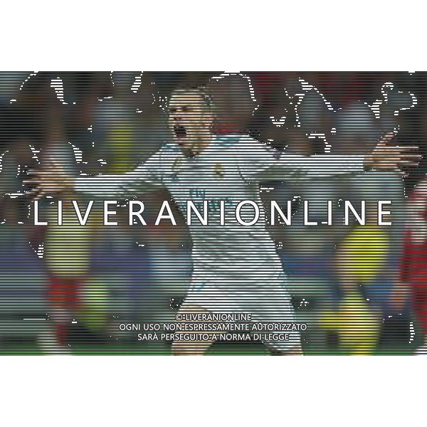 UEFA Champions League 2017/2018 Finale Kiev (Ucraina) - 26.05.2018 Real Madrid-Liverpool Nella Foto:bale esulta /Ph.Vitez-Ag. Aldo Liverani