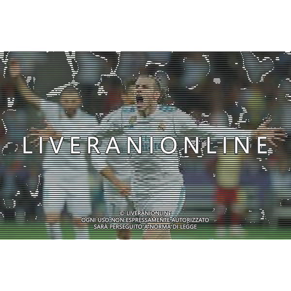UEFA Champions League 2017/2018 Finale Kiev (Ucraina) - 26.05.2018 Real Madrid-Liverpool Nella Foto:bale esulta /Ph.Vitez-Ag. Aldo Liverani