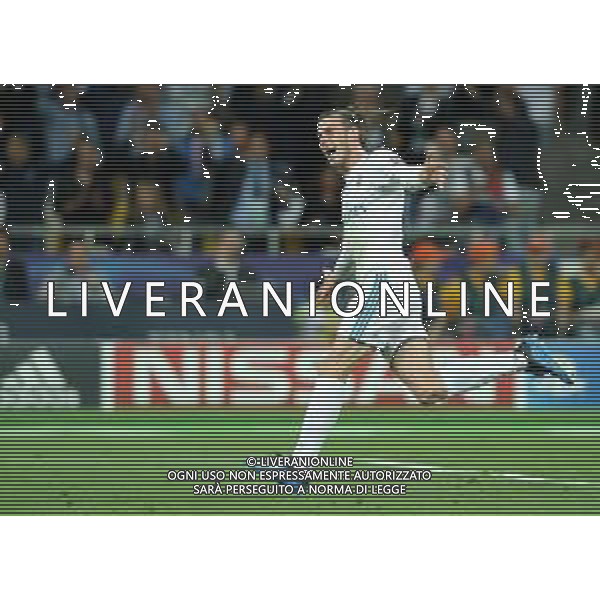 UEFA Champions League 2017/2018 Finale Kiev (Ucraina) - 26.05.2018 Real Madrid-Liverpool Nella Foto:bale esulta secondo gol /Ph.Vitez-Ag. Aldo Liverani