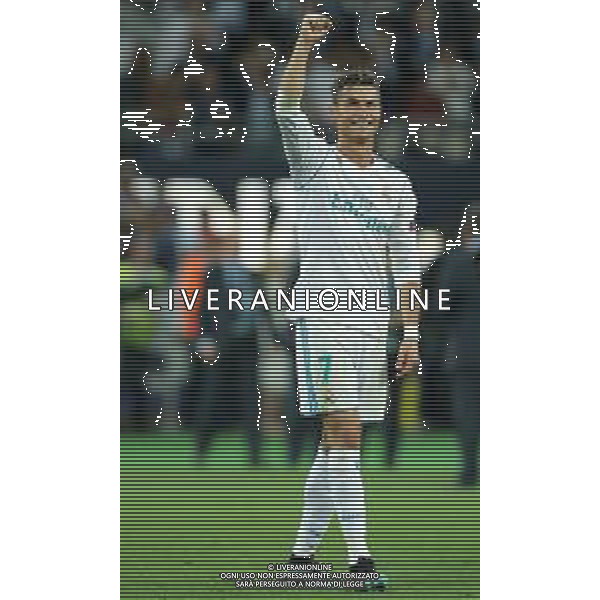 UEFA Champions League 2017/2018 Finale Kiev (Ucraina) - 26.05.2018 Real Madrid-Liverpool Nella Foto:ronaldo esulta /Ph.Vitez-Ag. Aldo Liverani