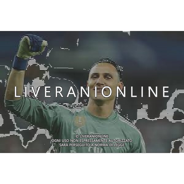 UEFA Champions League 2017/2018 Finale Kiev (Ucraina) - 26.05.2018 Real Madrid-Liverpool Nella Foto:navas esulta /Ph.Vitez-Ag. Aldo Liverani