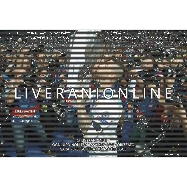 UEFA Champions League 2017/2018 Finale Kiev (Ucraina) - 26.05.2018 Real Madrid-Liverpool Nella Foto:con la coppa /Ph.Vitez-Ag. Aldo Liverani