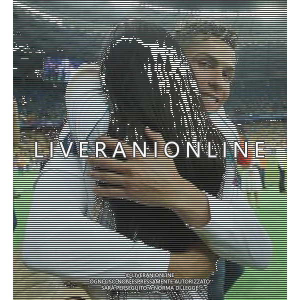 UEFA Champions League 2017/2018 Finale Kiev (Ucraina) - 26.05.2018 Real Madrid-Liverpool Nella Foto:ronaldo con Georgina Rodriguez /Ph.Vitez-Ag. Aldo Liverani