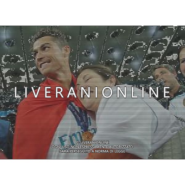 UEFA Champions League 2017/2018 Finale Kiev (Ucraina) - 26.05.2018 Real Madrid-Liverpool Nella Foto:ronaldo con la madre /Ph.Vitez-Ag. Aldo Liverani