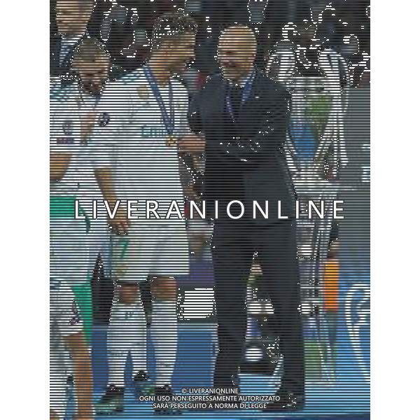 UEFA Champions League 2017/2018 Finale Kiev (Ucraina) - 26.05.2018 Real Madrid-Liverpool Nella Foto:zidane ronaldo /Ph.Vitez-Ag. Aldo Liverani